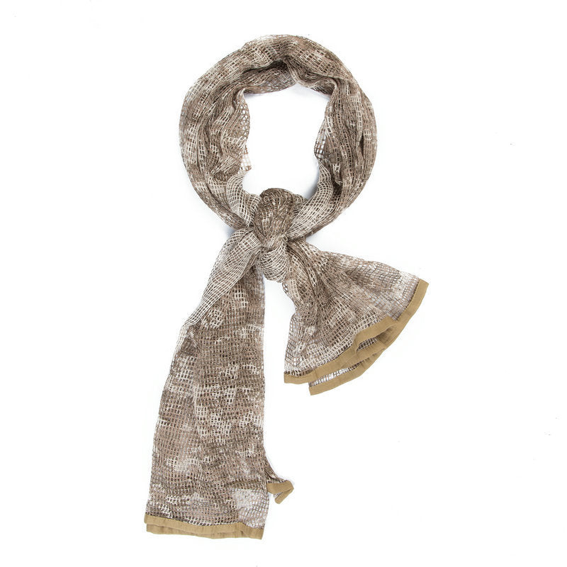 Men's Long Camouflage Multi-purpose Breathable Outdoor Scarf