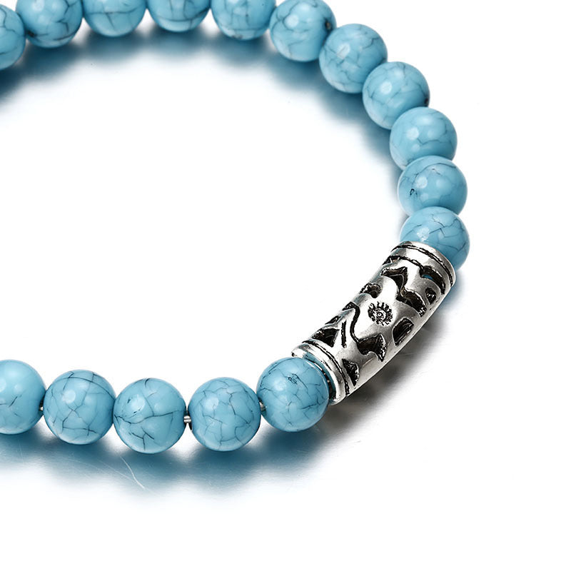Classic Acrylic Beaded Bracelets For Men