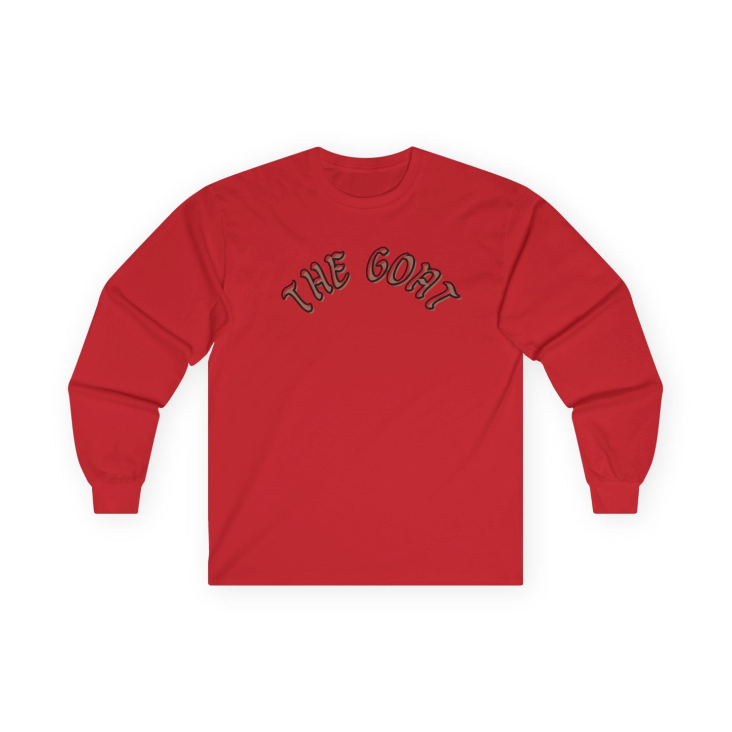 The GOAT Unisex Long Sleeve Tee, Casual Wear, Perfect for Sports Fans, Gift for Him or Her, Iconic Statement Shirt