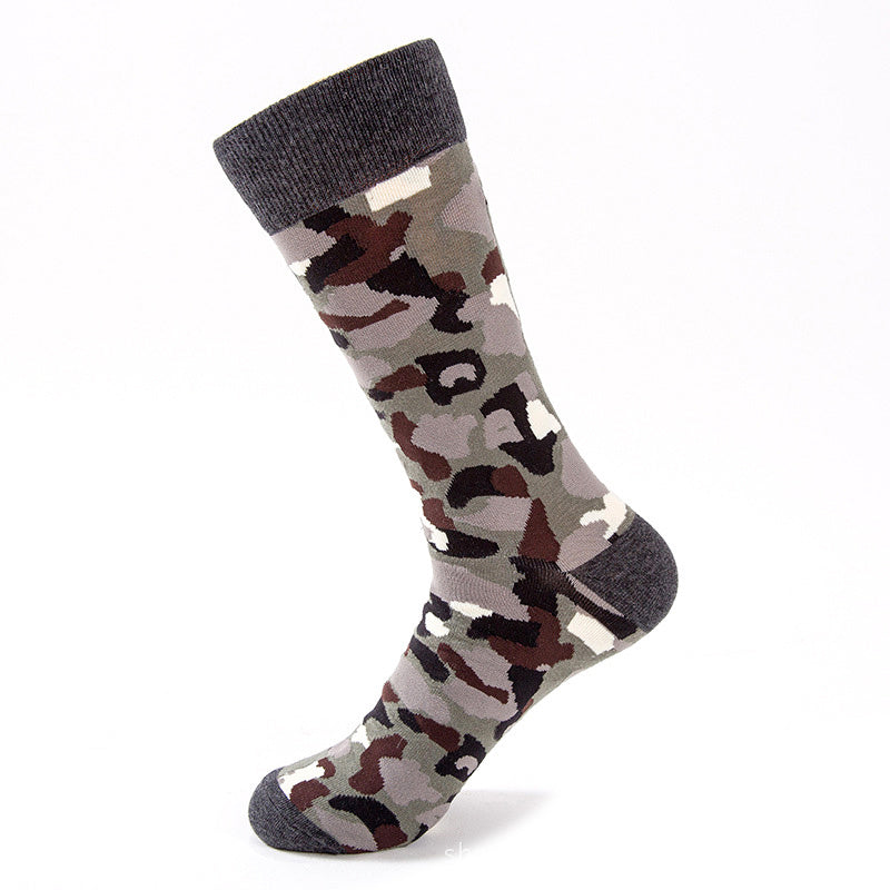 High-rise Men's Camouflage Socks
