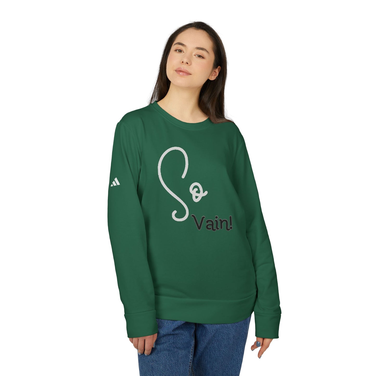 adidas Unisex Fleece Crewneck Sweatshirt So Vain