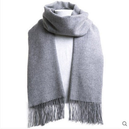 Faux Cashmere Scarf Solid Color For Men