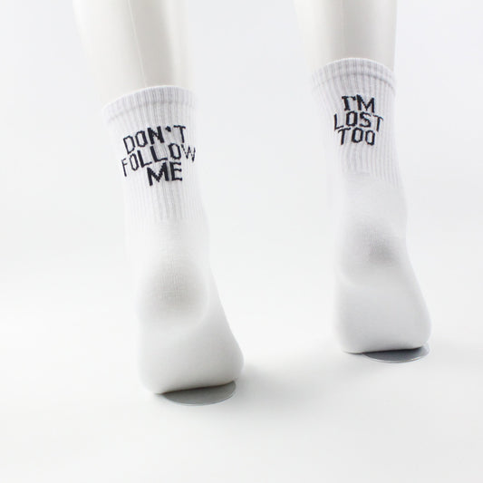 Men's "Don't Follow Me I'm Lost Too" Socks