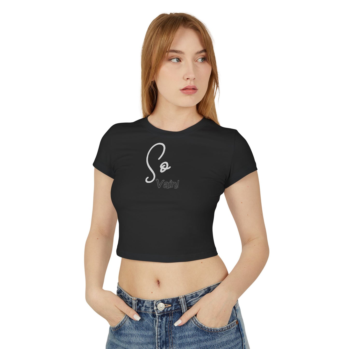 So vain Women's Crop Tee