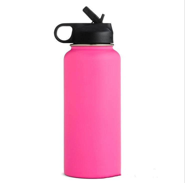 Stainless Steel Wide-mouth Outdoor Sports Vacuum Flask by GJG Denim