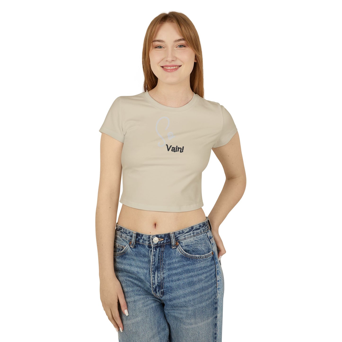 So vain Women's Crop Tee