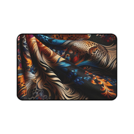 Boho Chic Desk Mat, Colorful Office Decor, Perfect Gift for Creatives, Desk Accessories, Home Office Essentials, Vibrant Desk Pad