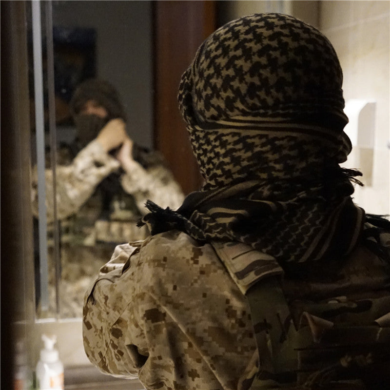 Tactical Pure Cotton Scarf For Men