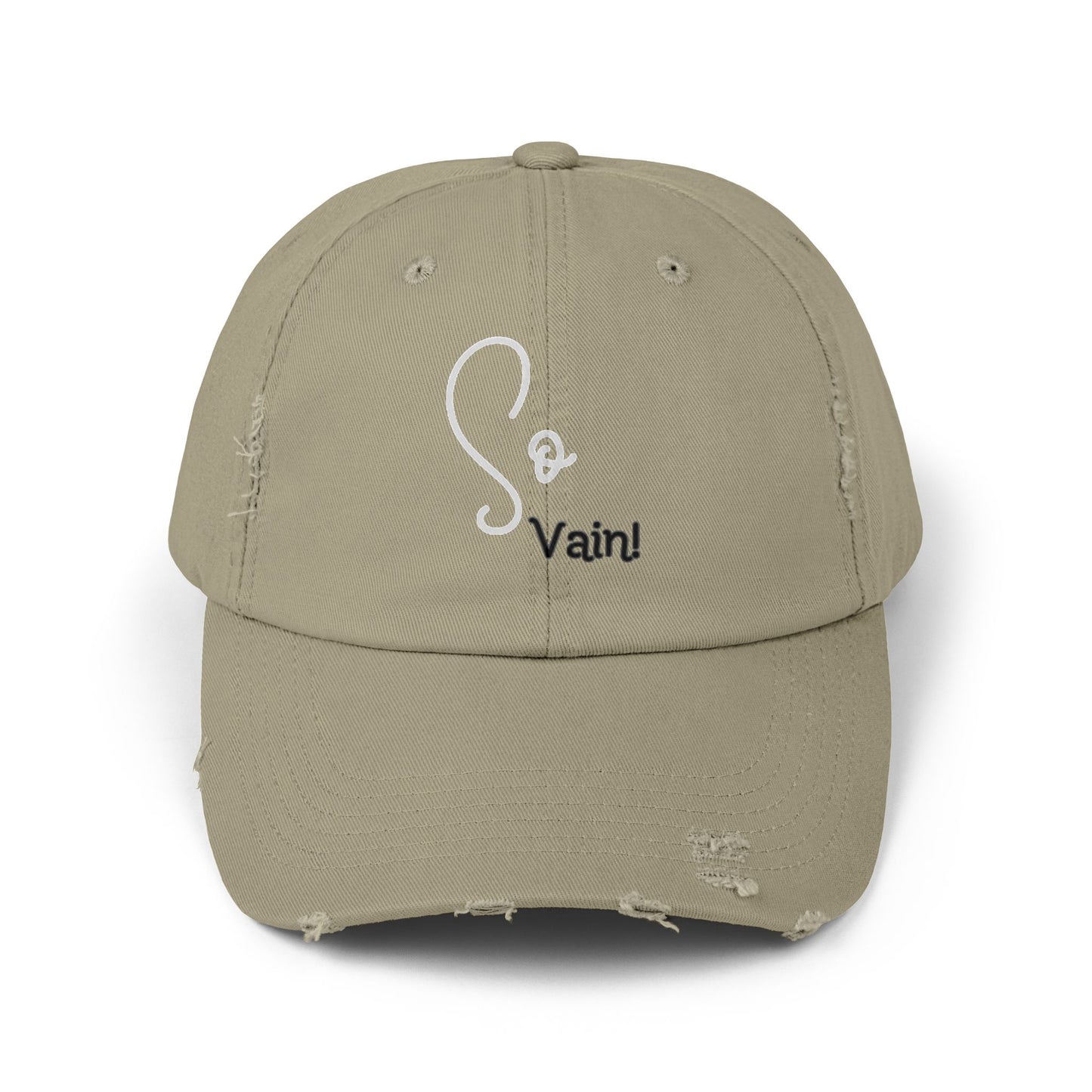 So vain Unisex Distressed Cap