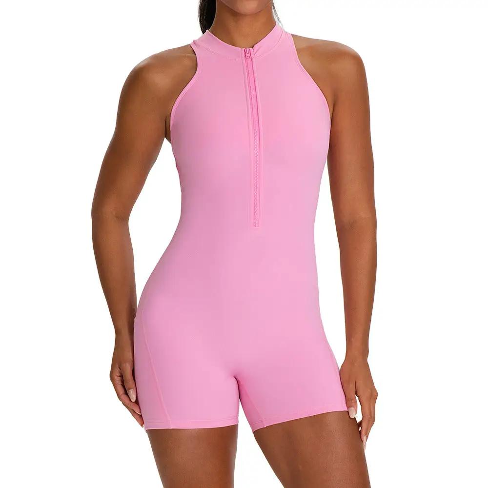 Tight-fitting Padded Peach-butt Fitness Bodysuit by GJG Denim