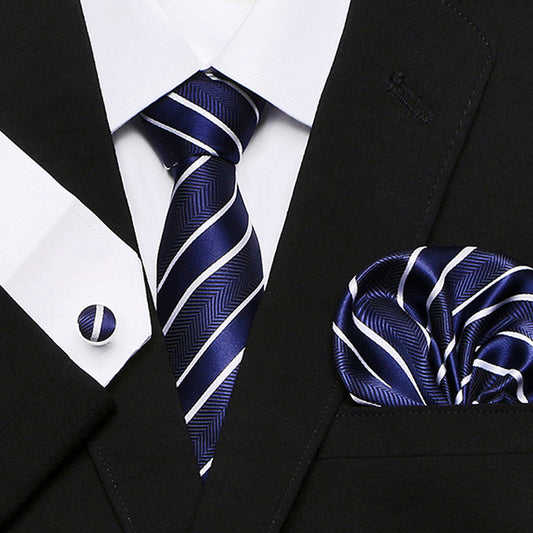 Men's Paisley Series Ties Three-piece Set