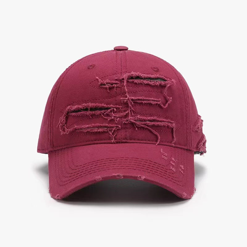 Men's Old Ripped Soft Top Baseball Cap