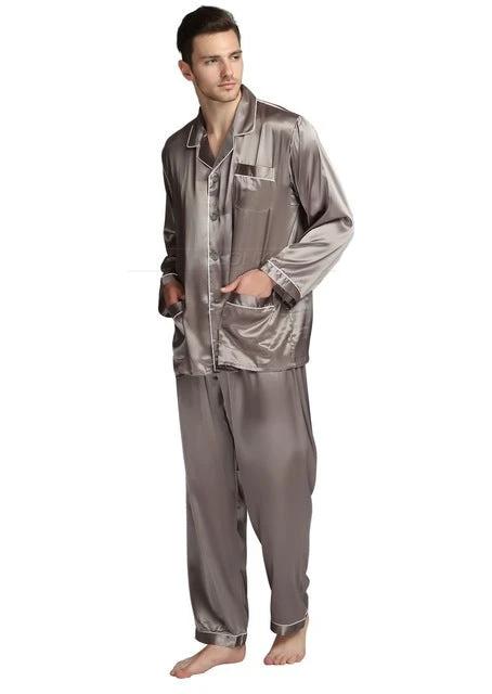 Men's Satain Pajamas by GJG Denim