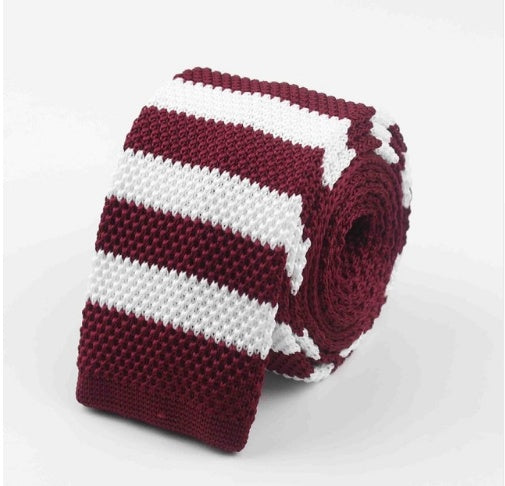 Men's Knitted Leisure Striped Ties