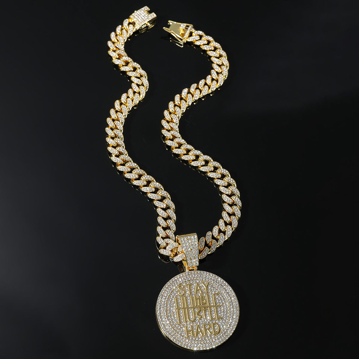 "Stay Humble Hustle Hard" Men's Necklace