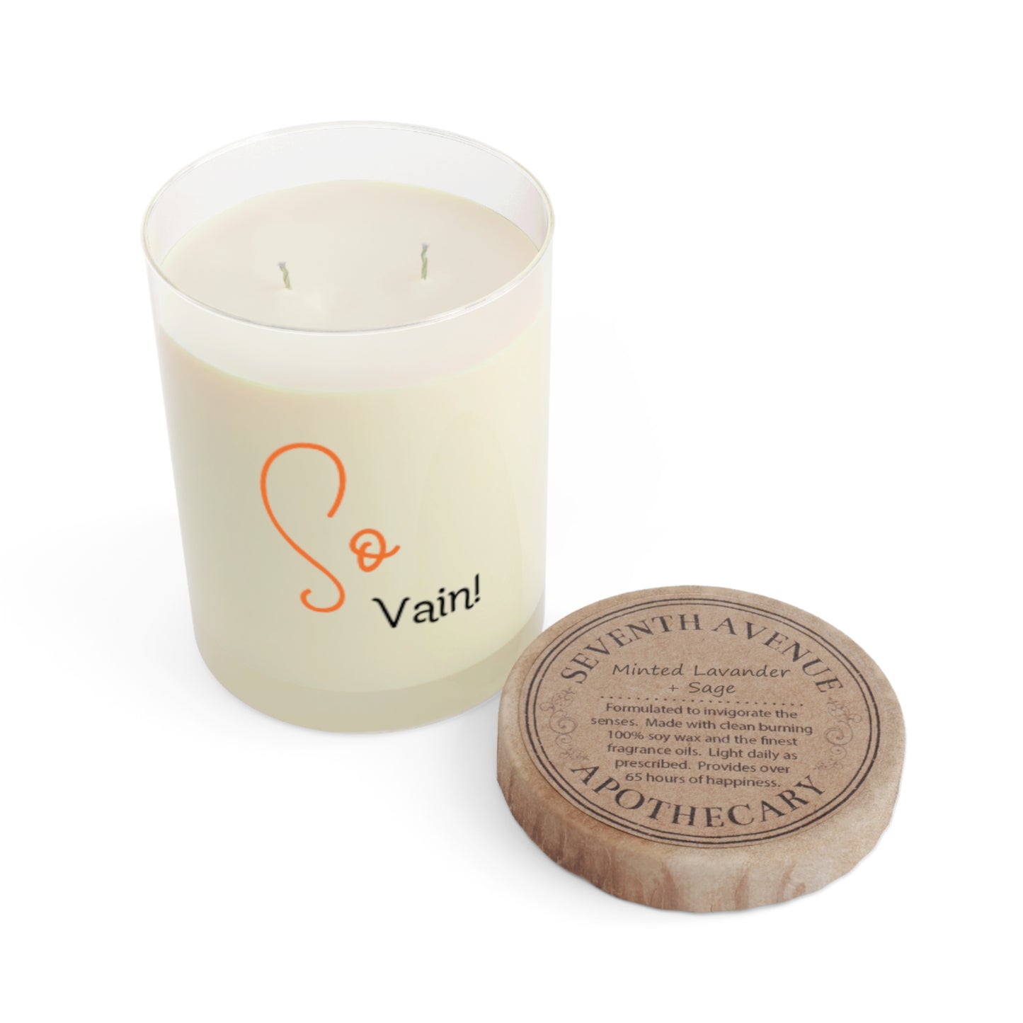 Scented Candle - Full Glass, 11oz