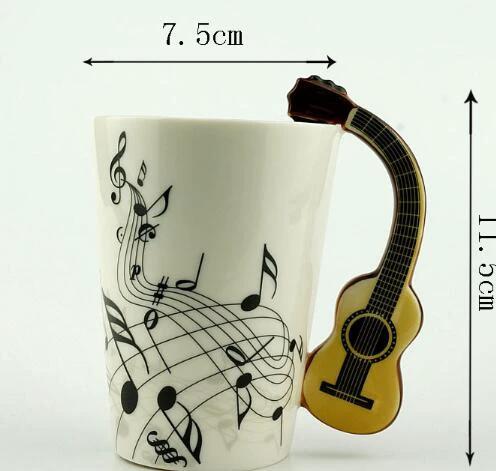 Creative Music Style Ceramic Mug by GJG Denim