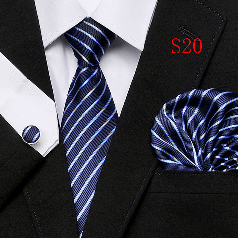 Men's Paisley Series Ties Three-piece Set