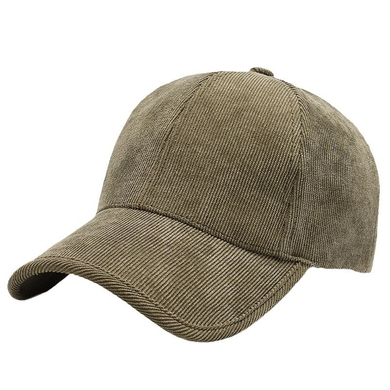 Four Seasons Corduroy Color Baseball Cap Casual