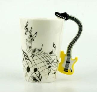 Creative Music Style Ceramic Mug by GJG Denim