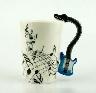 Creative Music Style Ceramic Mug by GJG Denim