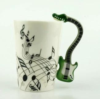 Creative Music Style Ceramic Mug by GJG Denim