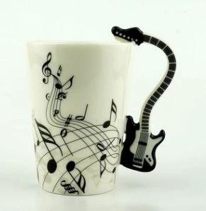 Creative Music Style Ceramic Mug by GJG Denim