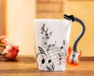 Creative Music Style Ceramic Mug by GJG Denim