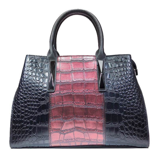 Ladies Leather Crocodile Pattern Women Handbag