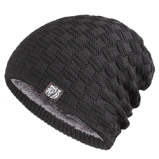 Men's Tiger Label Fleece Warm Beanie