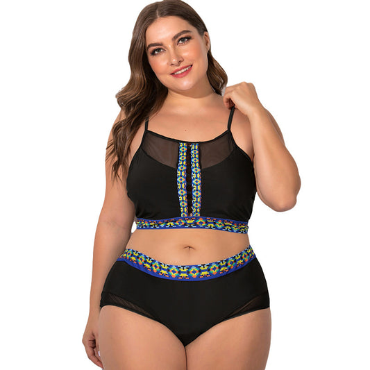 Plus size female swimsuit