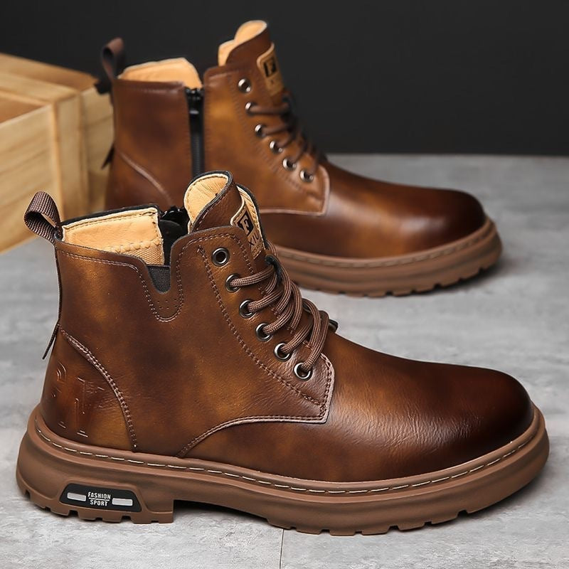 Men's Martin Boots Thick Bottom Outdoor Hiking Workwear