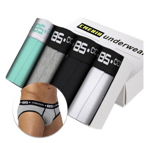 Men's Seamless Underwear Elastic Trunk Boxers
