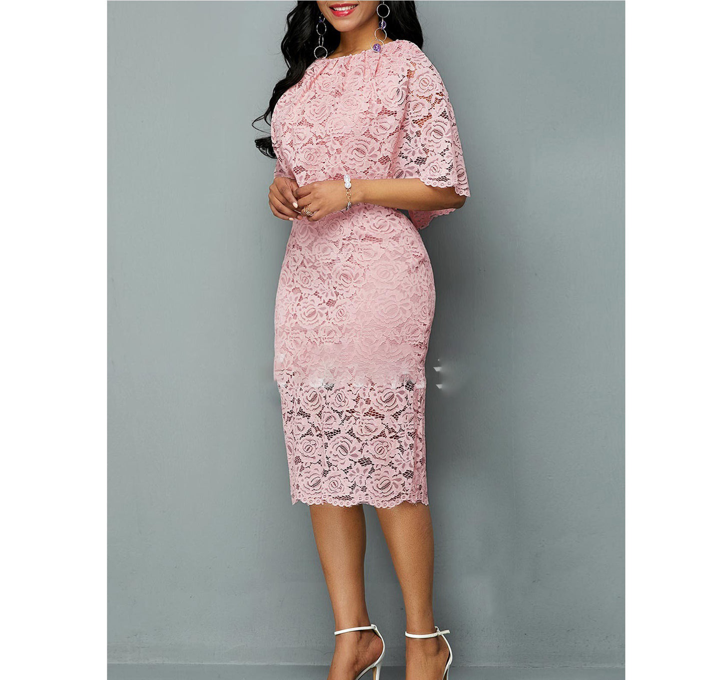 African Lace Dresses For Women Fashion New Africa Sexy Wedding Outfit 4XL 5XL Plus Size Maxi Dress Dashiki Ankara Robe