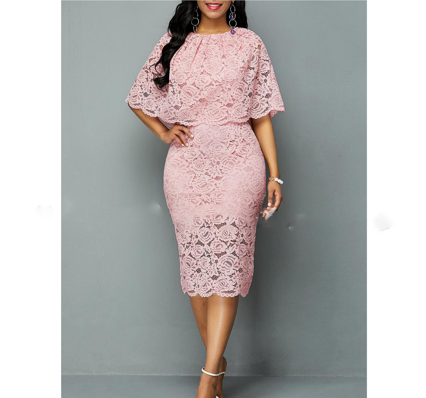 African Lace Dresses For Women Fashion New Africa Sexy Wedding Outfit 4XL 5XL Plus Size Maxi Dress Dashiki Ankara Robe