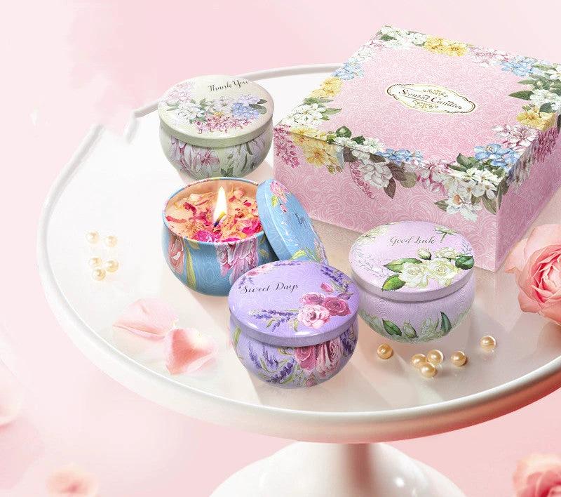 Fragrant Dried Flower Scented Candles by GJG Denim