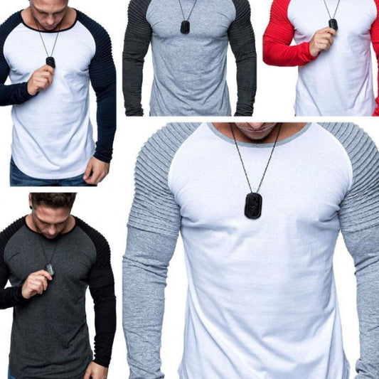 Men's Long Sleeve Baseball Style T-shirts