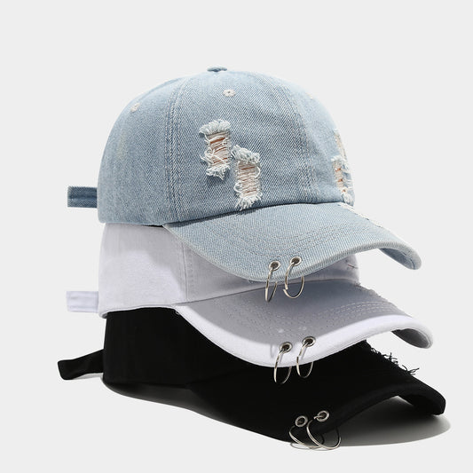 Men's Retro Street Peaked Baseball Hat