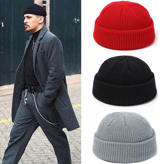 Men's Retro Knitted Beanie