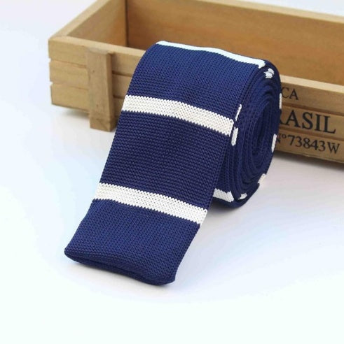 Men's Knitted Leisure Striped Ties