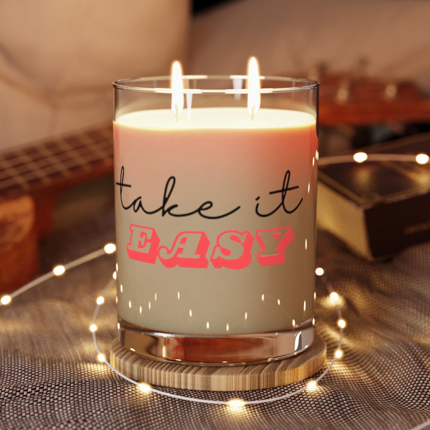 Take It Easy Scented Candle - Relaxing 11oz Aromatherapy