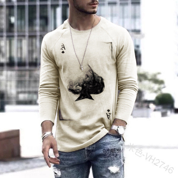 Men's Long Sleeve Loose T-Shirts