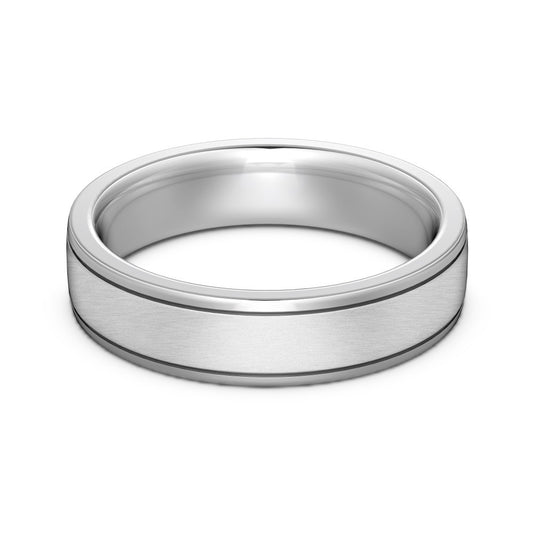 Sterling Silver Round Simple Plain Ring