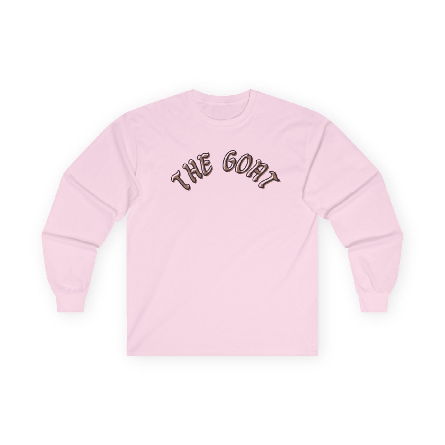 The GOAT Unisex Long Sleeve Tee, Casual Wear, Perfect for Sports Fans, Gift for Him or Her, Iconic Statement Shirt