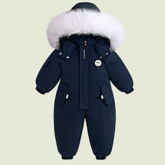 European And American Children Winter Outdoors Ski Suit