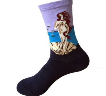 Mid Length Casual Versatile Cotton Men's Socks