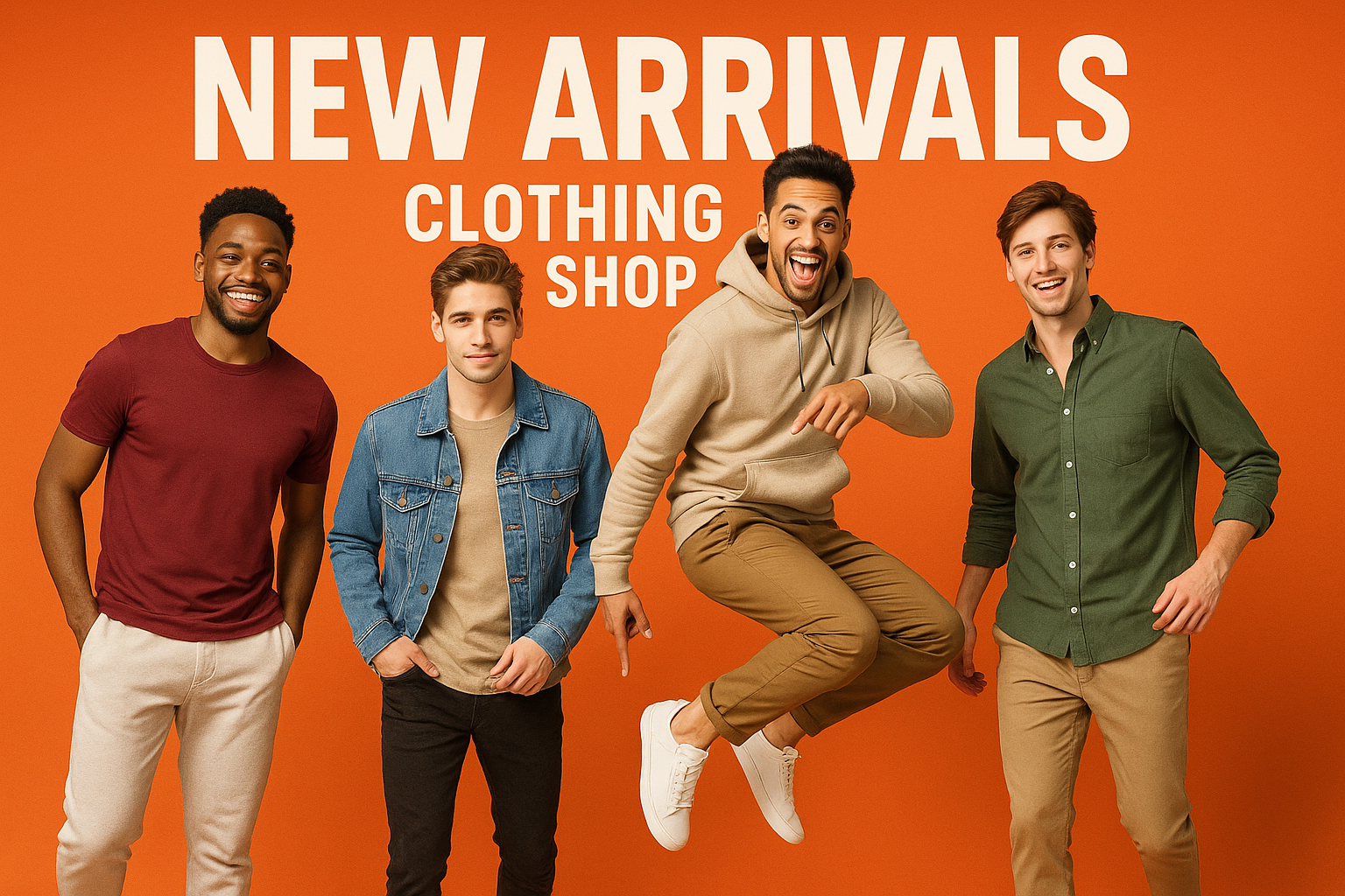 18-35 men casual clothing shop