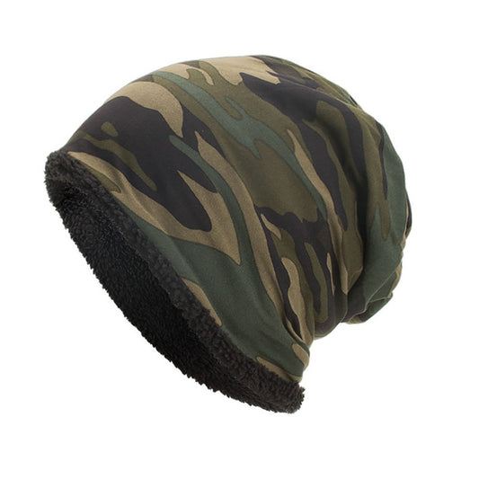 Men's Camouflage Lined Beanie