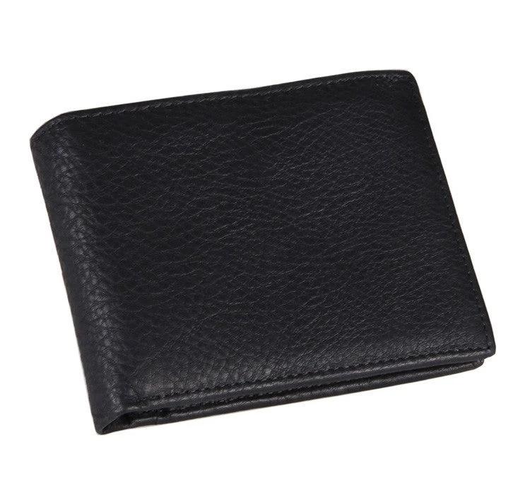 Men's Short Leather Wallet by GJG Denim