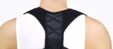 Adjustable Posture Corrector Back Support Strap Brace Shoulder Spine Support Lumbar Posture Orthopedic Belt by GJG Denim